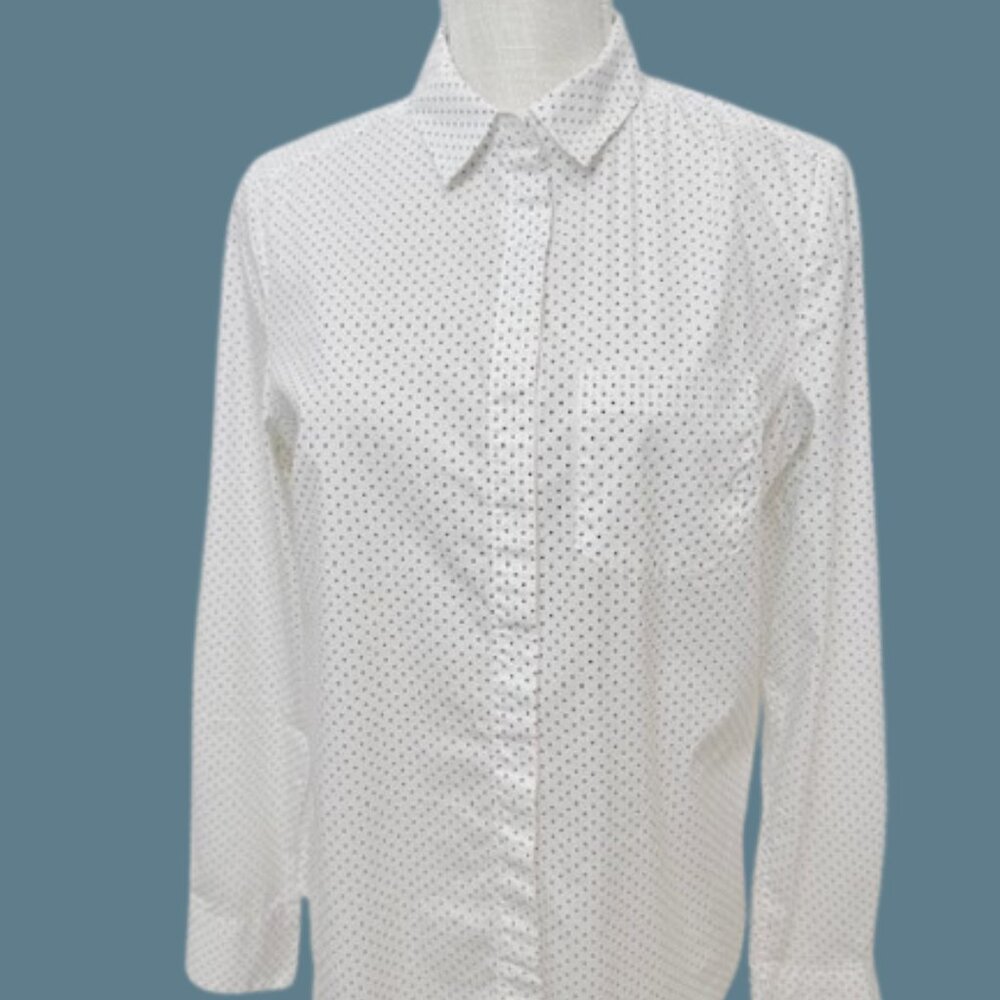 H&M Polka Dot Long-Sleeve Blouse